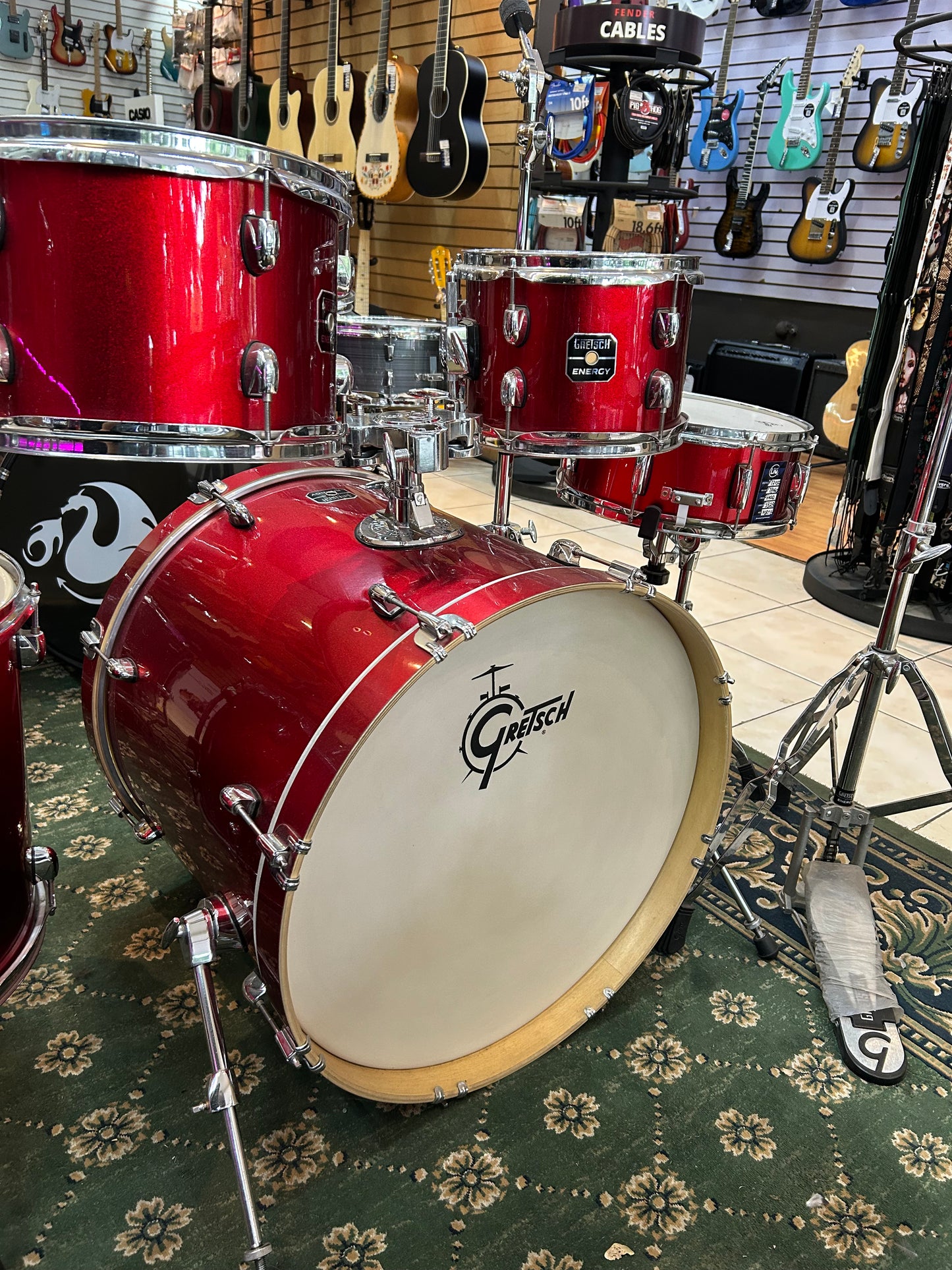 Batería Gretsch Energy 22 Roja – Producto en Remate