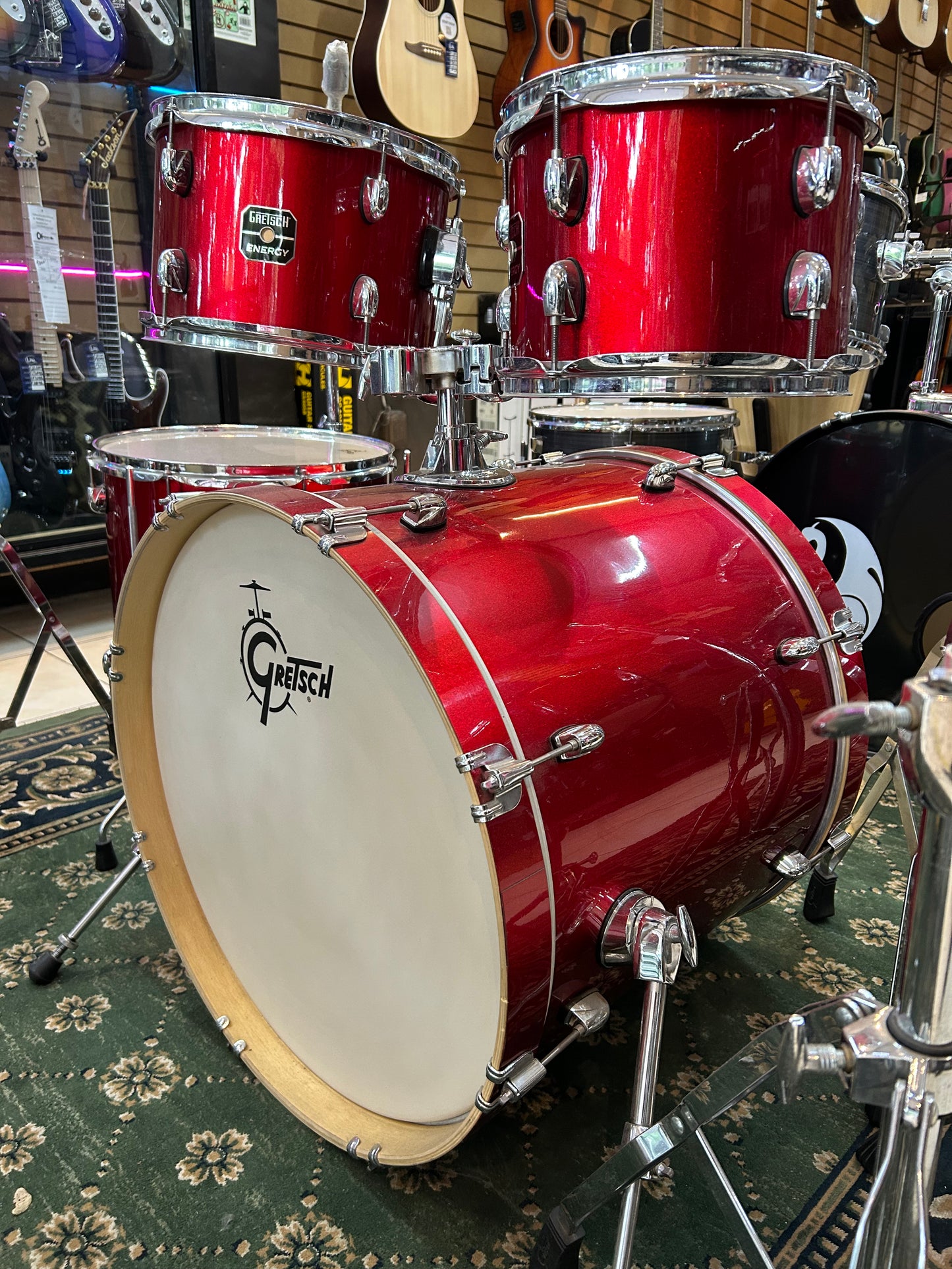 Batería Gretsch Energy 22 Roja – Producto en Remate