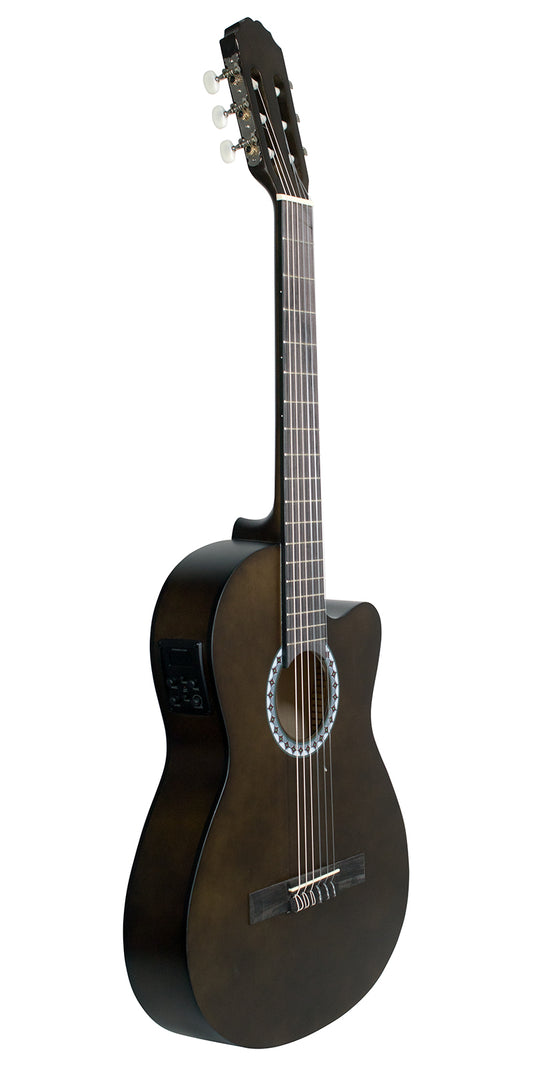 Guitarra Gewa E/acust 4/4 Nogal Res Slim