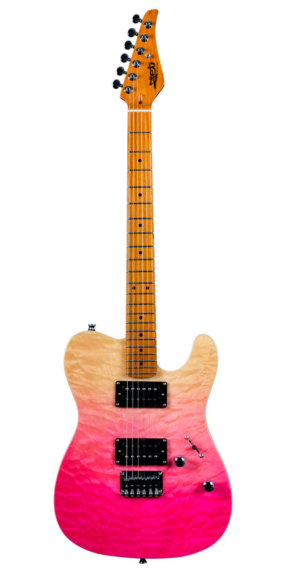Guitarra Jet Guitars Elect. JT450 - Transparent Pink