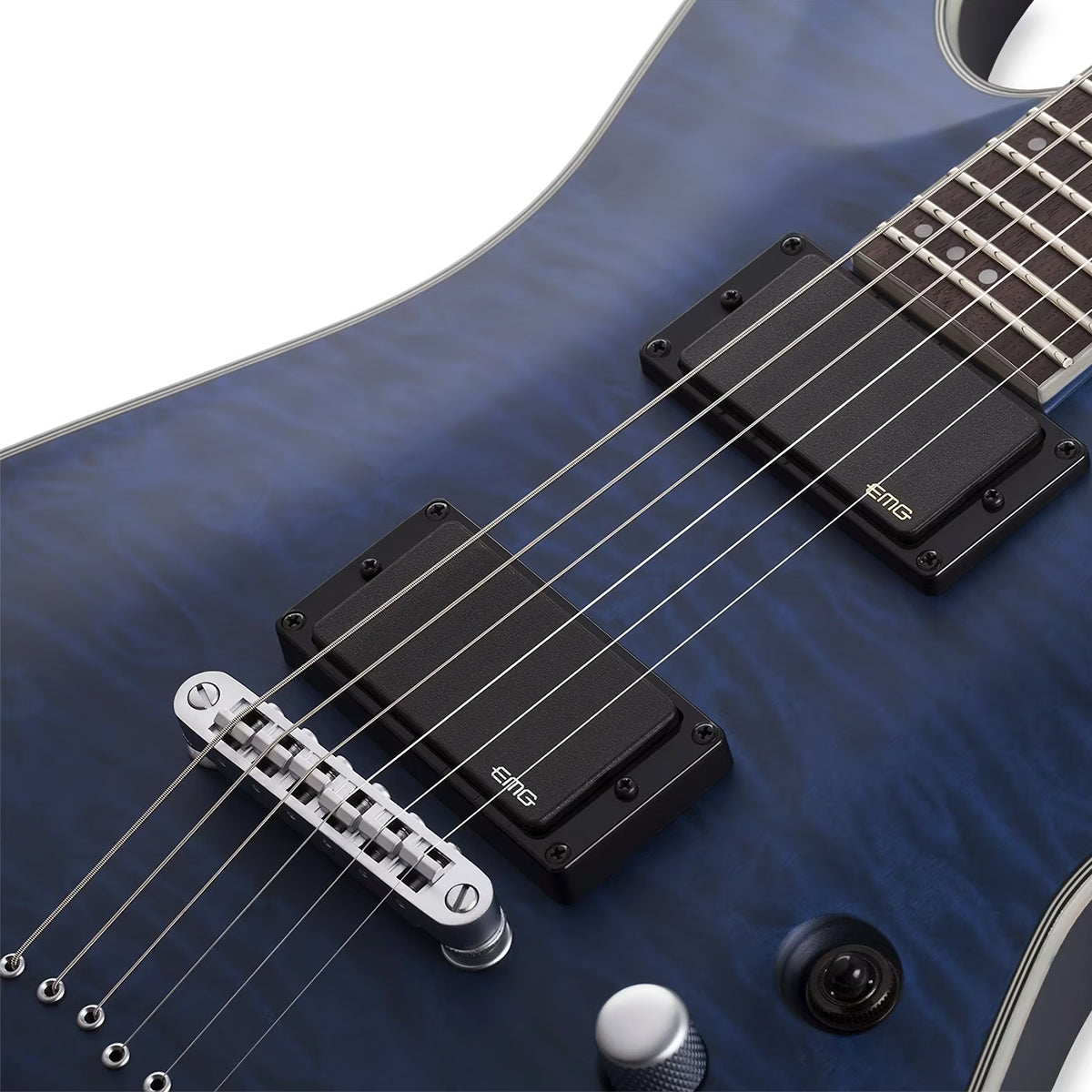 Guitarra Schecter Eléctrica C-1 Platinum - See Thru Midnight Blue