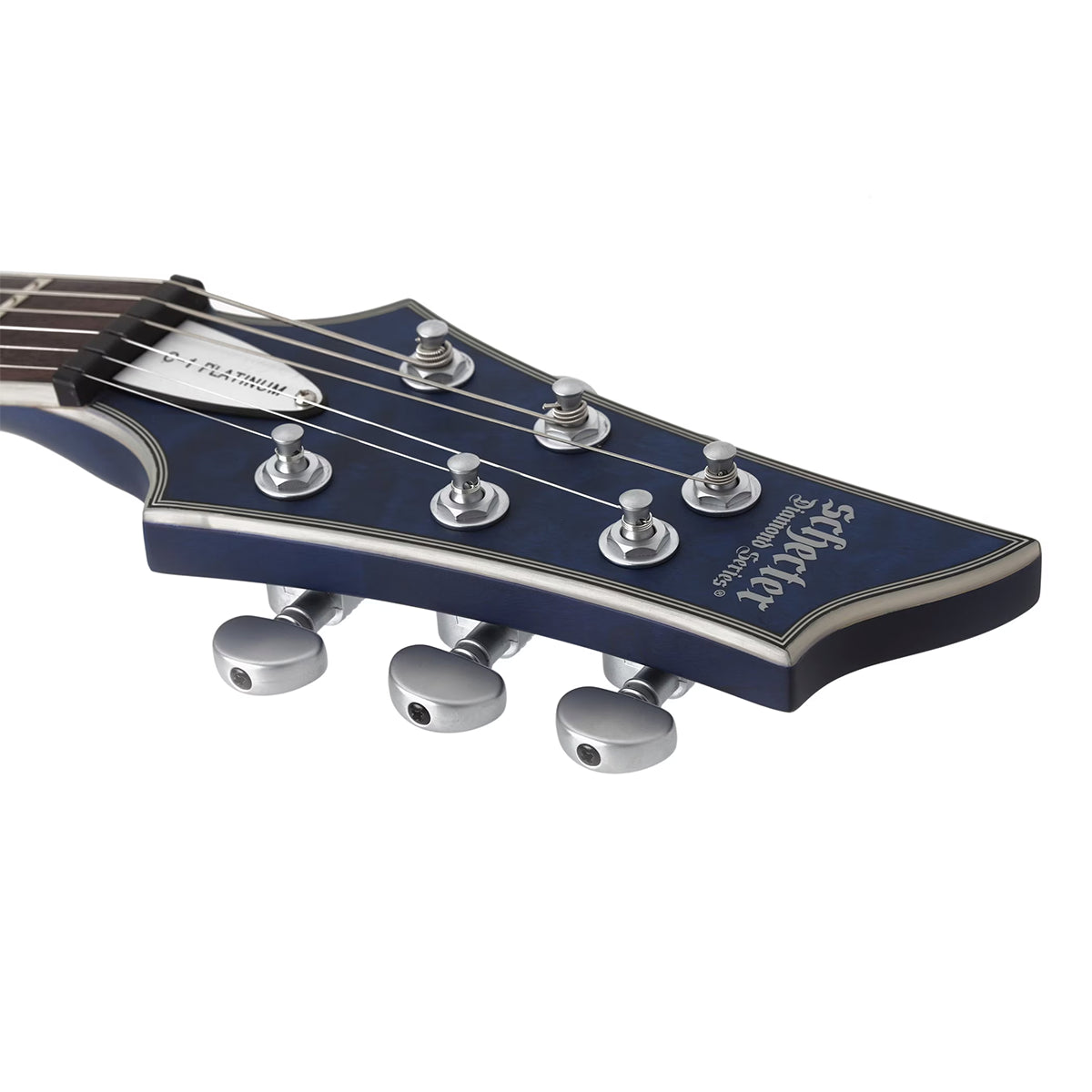 Guitarra Schecter Eléctrica C-1 Platinum - Satin Purple Burst