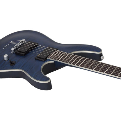 Guitarra Schecter Eléctrica C-1 Platinum - See-Thru Black Satin