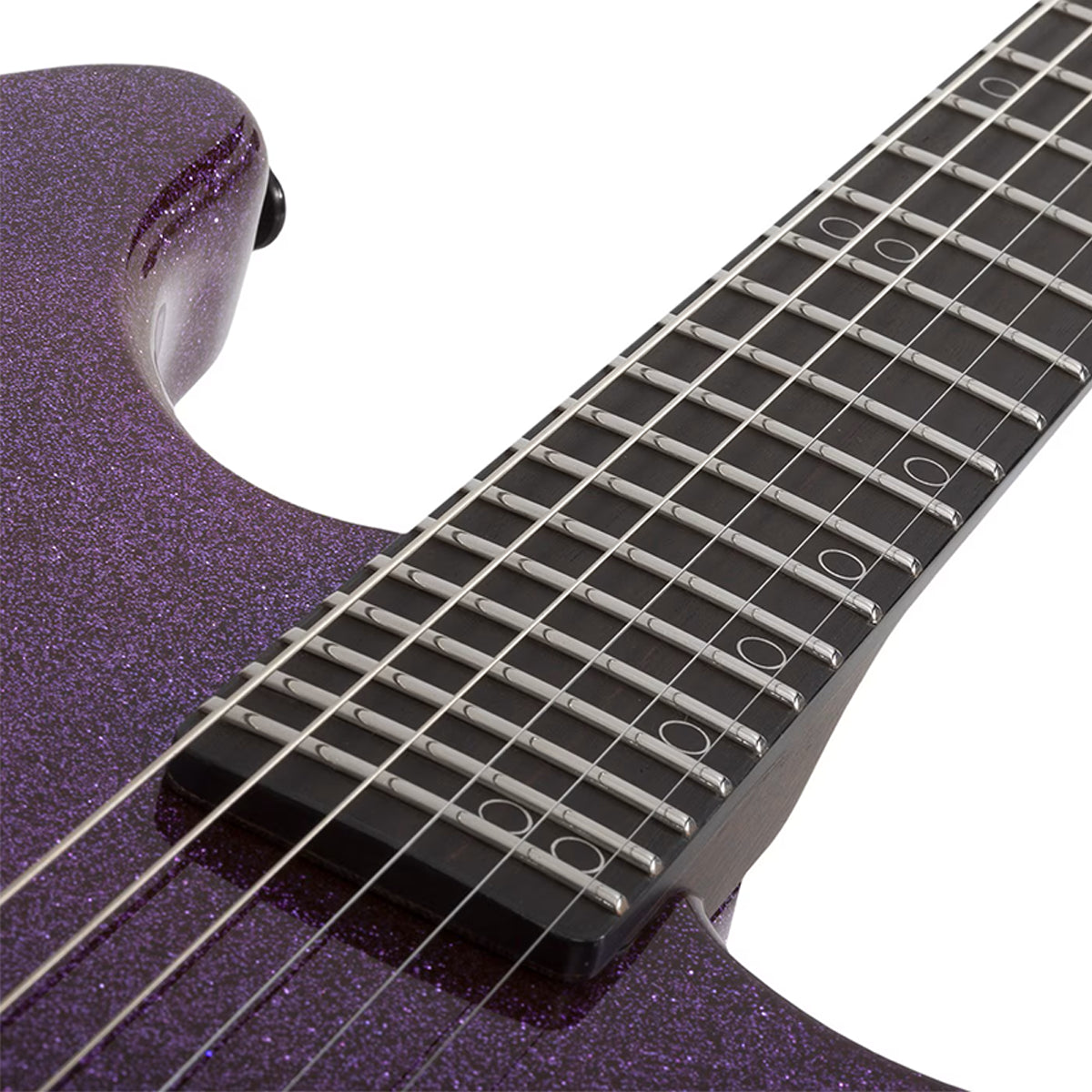 GUITARRA SCHECTER ELECT DANIEL HANIß DANSKIMO-6 - PURPLE SPARKLE