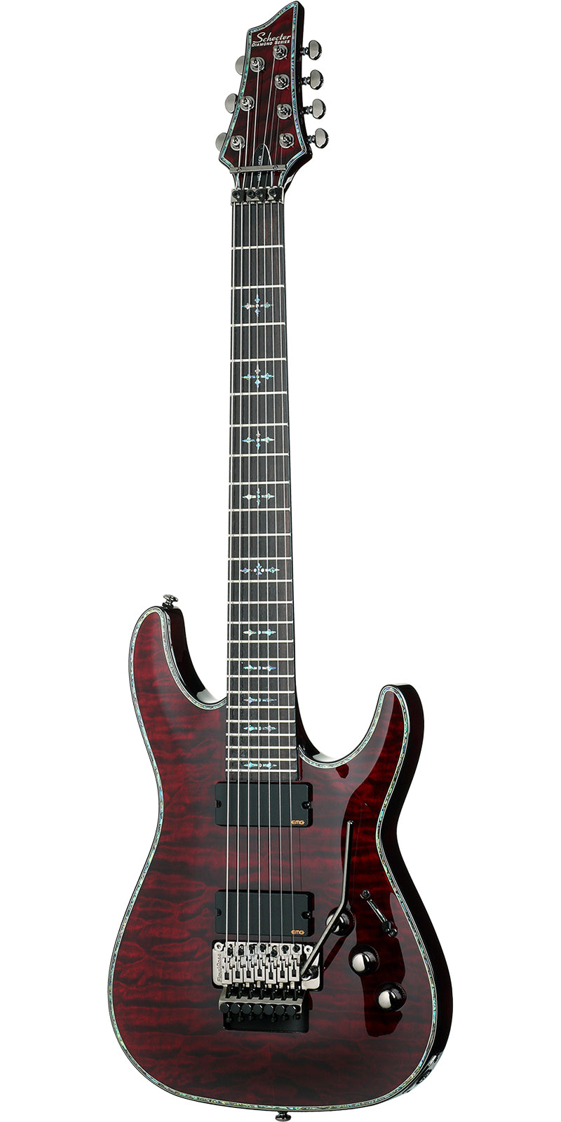 GUITARRA SCHECTER ELEC HELLRAISER C-7 FR - CEREZA NEGRO