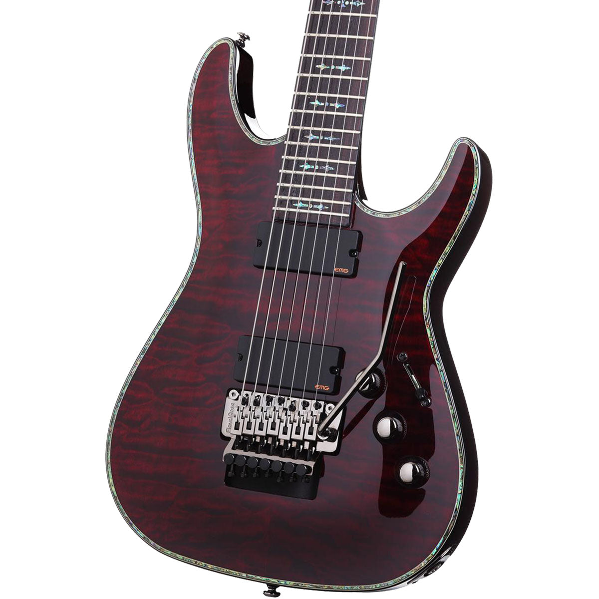 GUITARRA SCHECTER ELEC HELLRAISER C-7 FR - CEREZA NEGRO