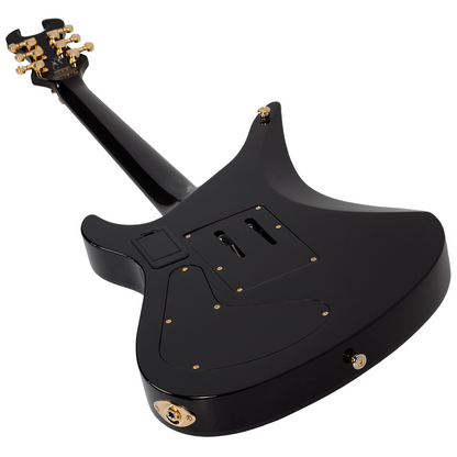 GUITARRA SCHECTER ELECT SYNYSTER GATES CUSTOM-S - NEGRO CON RAYAS DORADAS