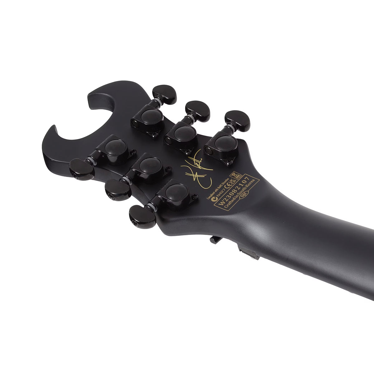 GUITARRA SCHECTER ELECT SYNYSTER GATES CUSTOM-S VINTAGE - DISTRESSED SATIN BLACK