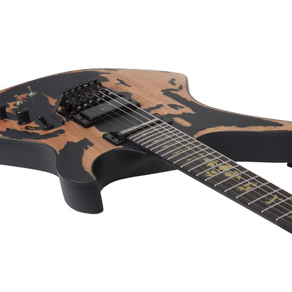 GUITARRA SCHECTER ELECT SYNYSTER GATES CUSTOM-S VINTAGE - DISTRESSED SATIN BLACK