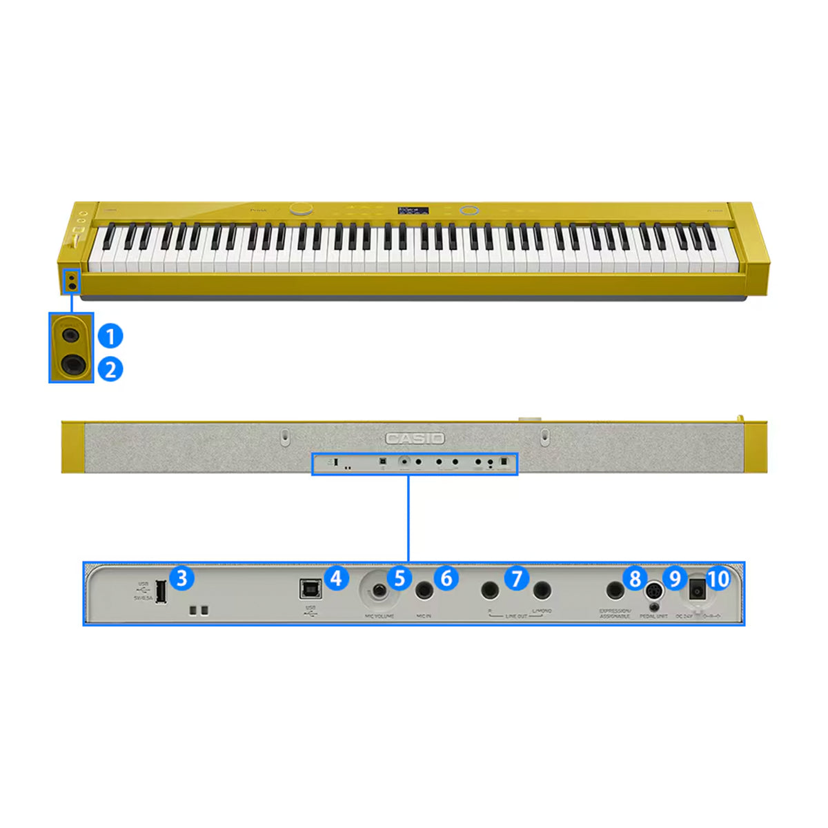 PIANO DIGITAL CASIO MOD. PX-S7000HM