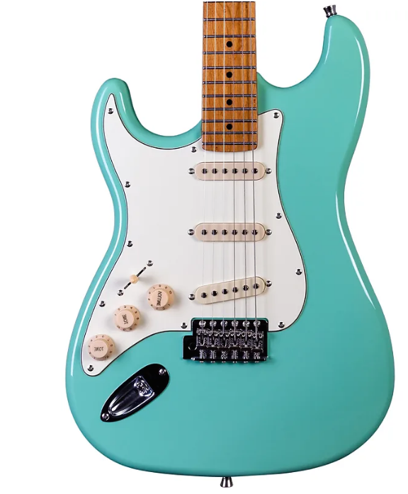 Guitarra Eléctrica Jet Guitars JS300 Zurda Sea Foam Green