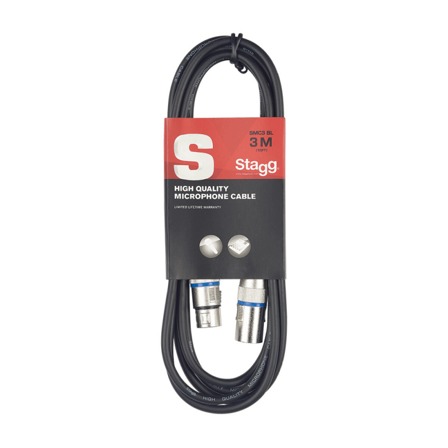 Cable de Micrófono Xlr / Xlr (m / F), 3 M Smc3 Bl