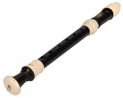 Flauta Yamaha Soprano de Plastico en C Acabado Oscuro