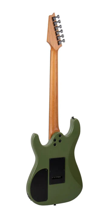 Guitarra Electrica Boky HH Verde Bamboo