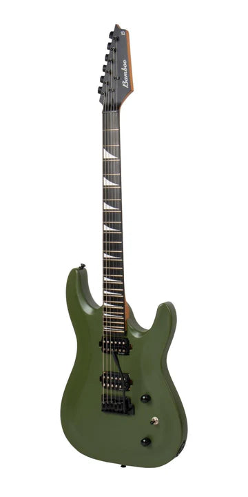 Guitarra Electrica Boky HH Verde Bamboo