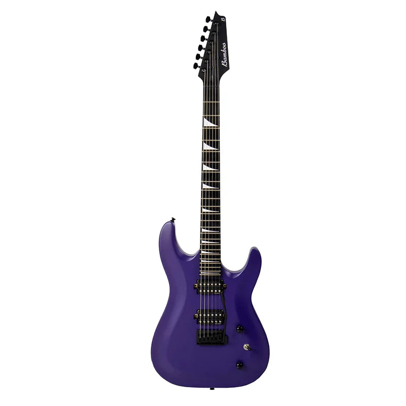 Guitarra Eléctrica Bamboo Boky HH Púrpura