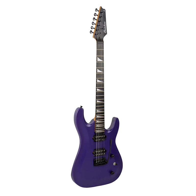 Guitarra Eléctrica Bamboo Boky HH Púrpura