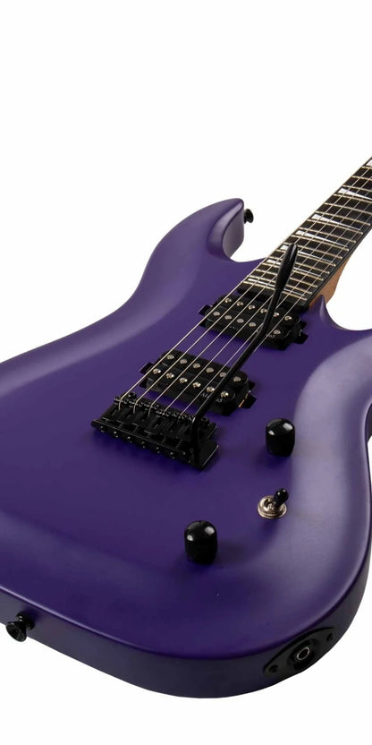 Guitarra Eléctrica Bamboo Boky HH Púrpura