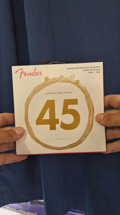 Juego de Cuerdas Fender Bajo Acústico Bronce Fósforo