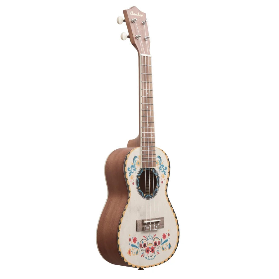 Ukelele Concierto Día de Muertos con Funda