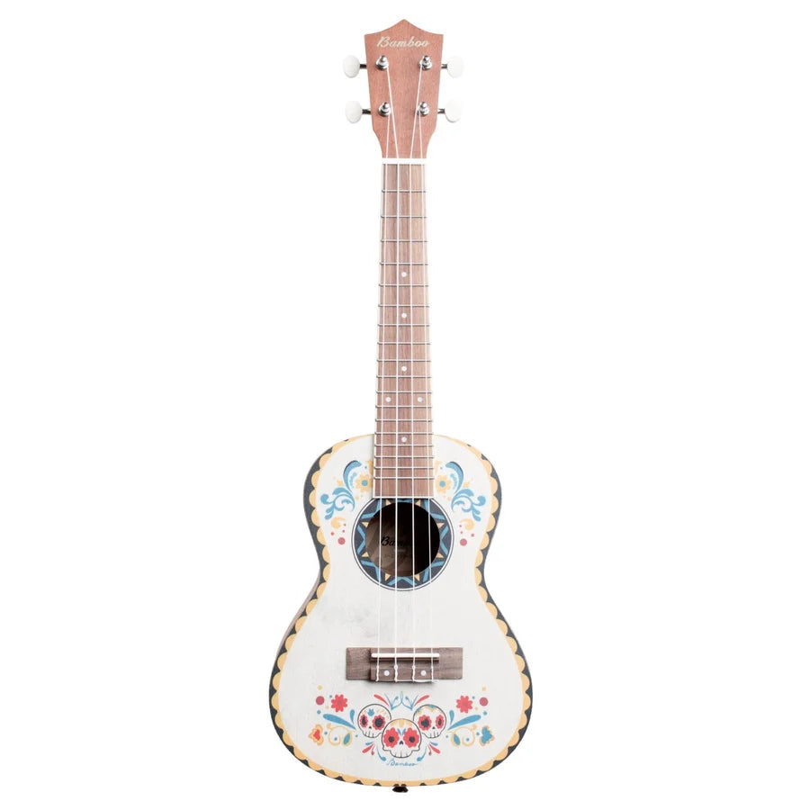 Ukelele Concierto Día de Muertos con Funda