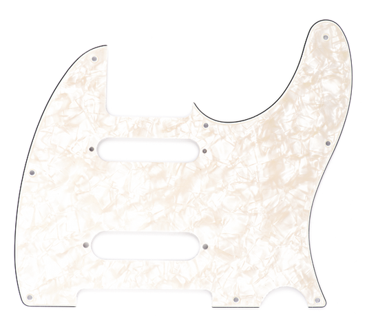 Pickguard Fender para Telecaster Deluxe Nashville Blanco