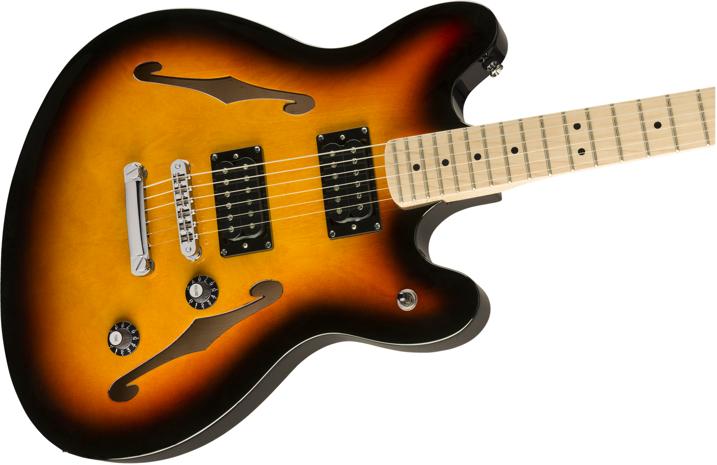 Guitarra Eléctrica Squier Affinity Starcaster Maple Sunburst 3 Tonos