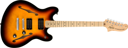 Guitarra Eléctrica Squier Affinity Starcaster Maple Sunburst 3 Tonos