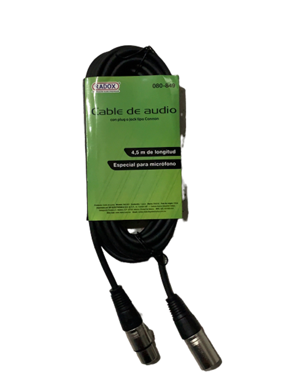 Cable para Microfono Plug Canon - Canon Met 7,6 M