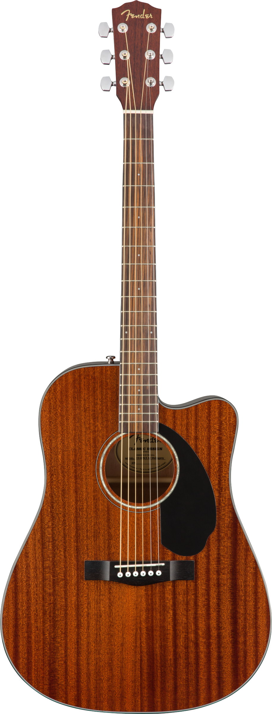 Guitarra Electroacustica Fender Cd-60sce All-mahogany ⌘