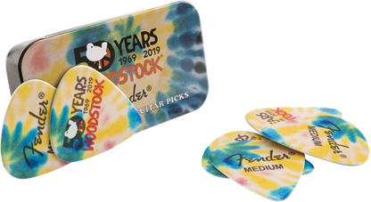 Paqete de Púas Fender Woodstock Tin (6)