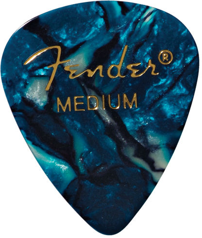 Puas para Guitarra Fender Paquete de 12 Piezas Celluloid Medium