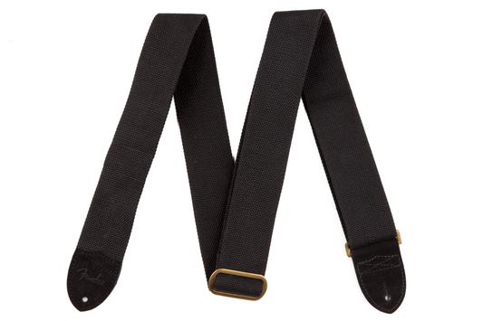 Correa de Guitarra Fender Logo Algodón Negro