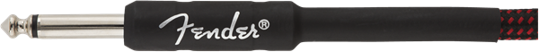Cable para Instrumento Fender Texturizado Profesional Series 3m Rojo