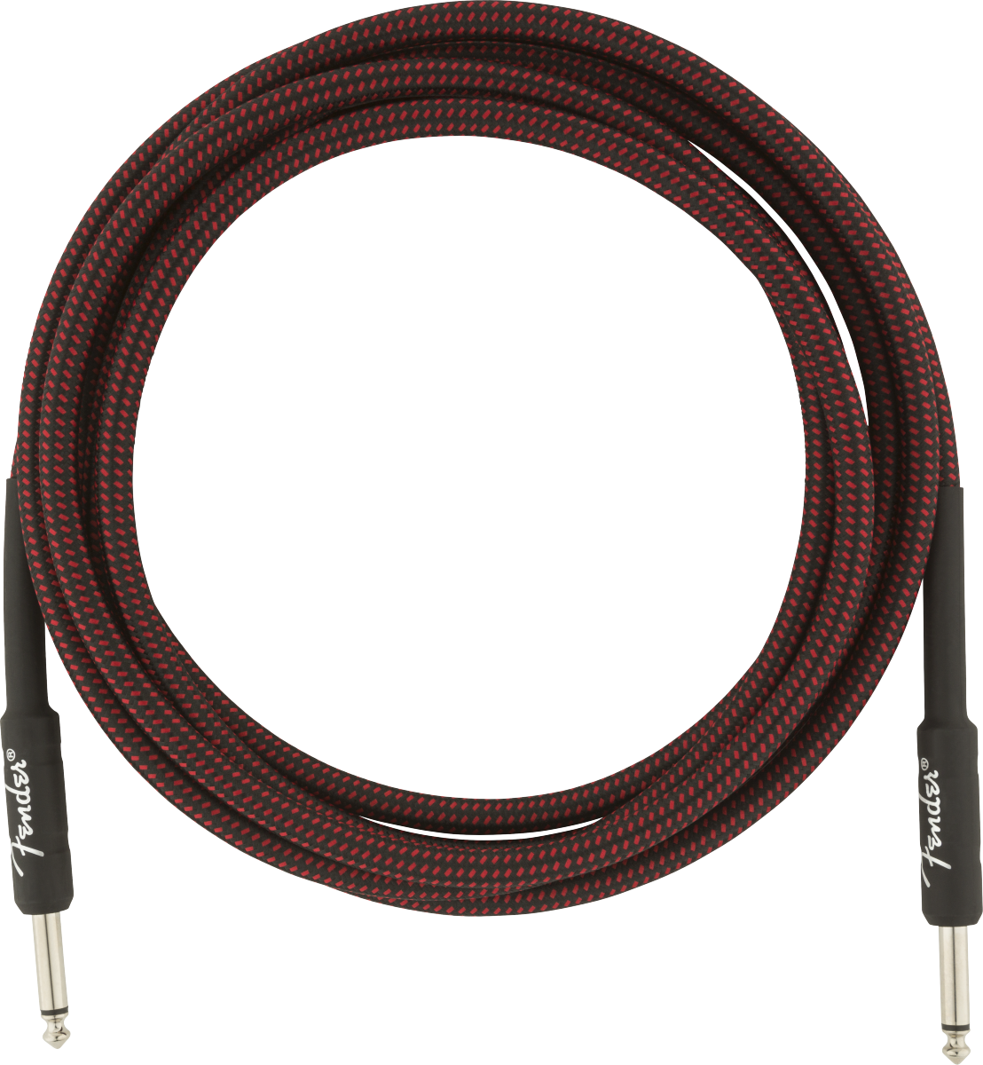 Cable para Instrumento Fender Texturizado Profesional Series 3m Rojo