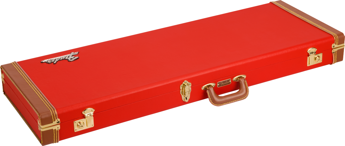 Estuche de Madera Fender Serie Clásica - Strat®/tele®, Rojo Fiesta