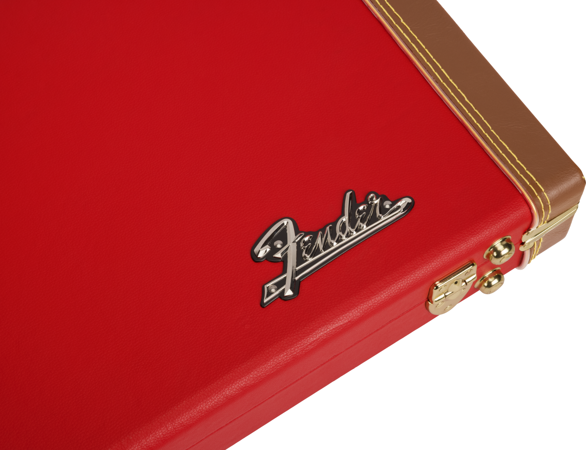 Estuche de Madera Fender Serie Clásica - Strat®/tele®, Rojo Fiesta