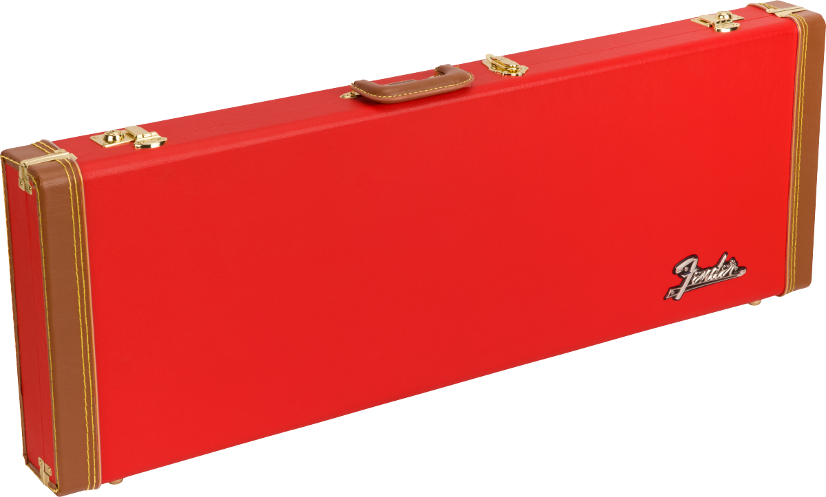 Estuche de Madera Fender Serie Clásica - Strat®/tele®, Rojo Fiesta
