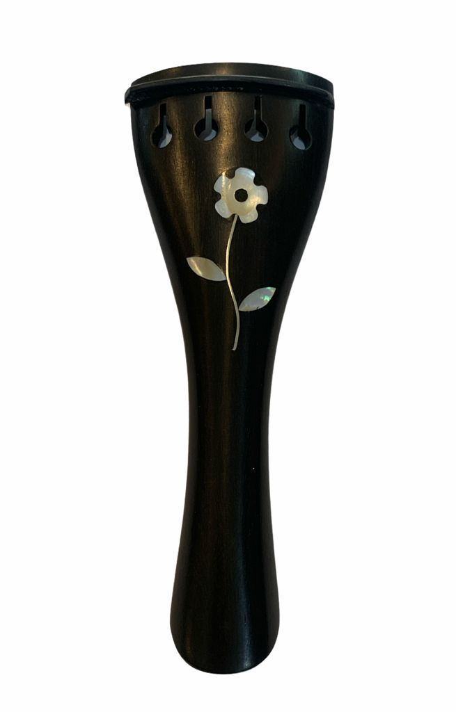 Cordal para Violin 4/4 B Ebano Flor Plateada