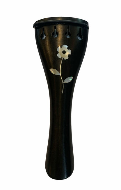 Cordal para Violin 4/4 B Ebano Flor Plateada