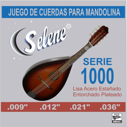 Juego de Cuerdas Selene Mandolina Plateada