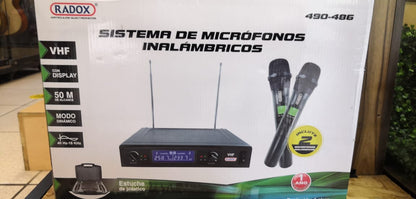 Sistema de Micrófonos Dinámicos Inalambricos (vhf)