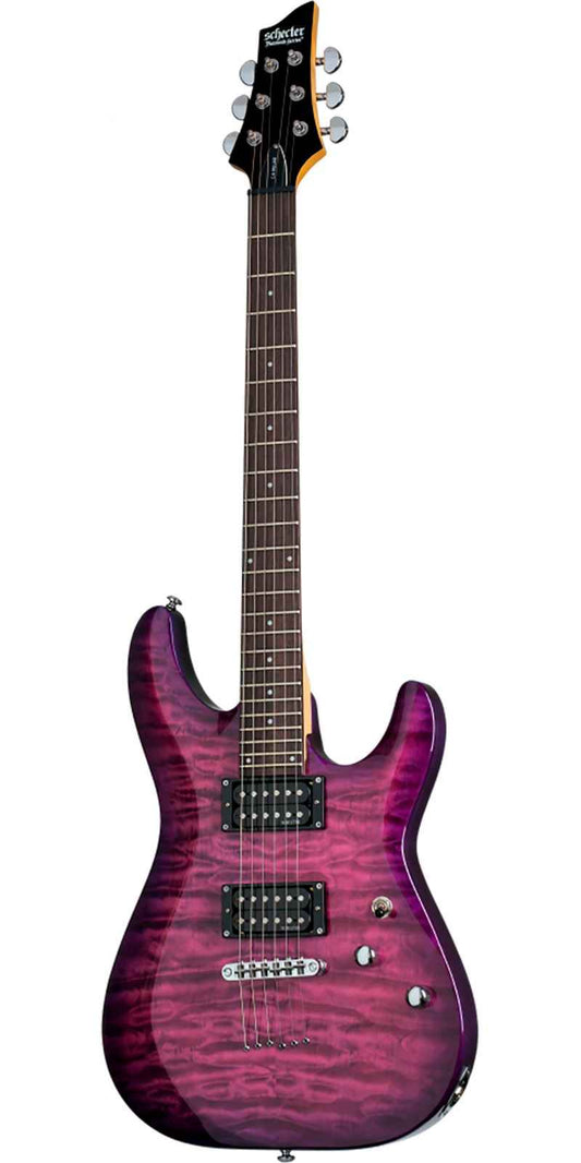Guitarra Eléctrica Schecter C-6 Plus Magenta Eléctrico