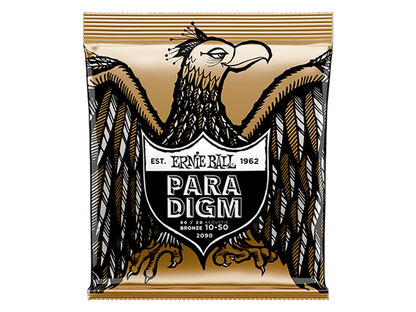 Encordadura Ernie Ball Paradigm Extra Light Guitarra Eléctrica .010-.050 2090