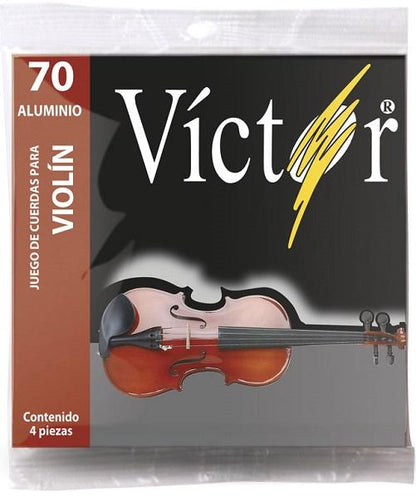 Encordadura Violín Victor Acero