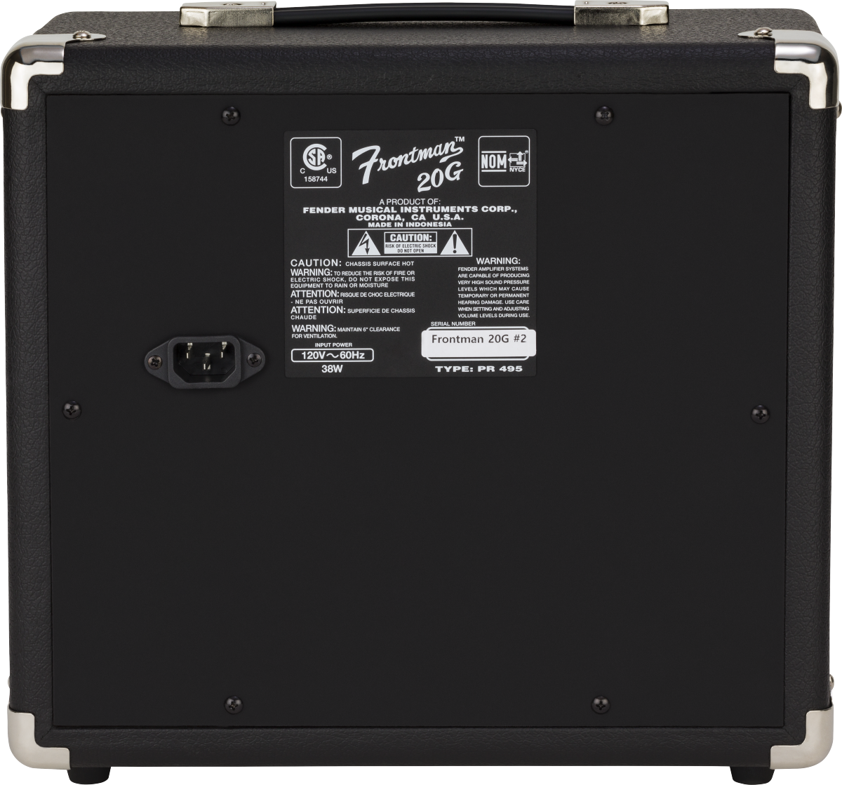 Amplificador Fender Frontman 20g para Guitarra Electrica