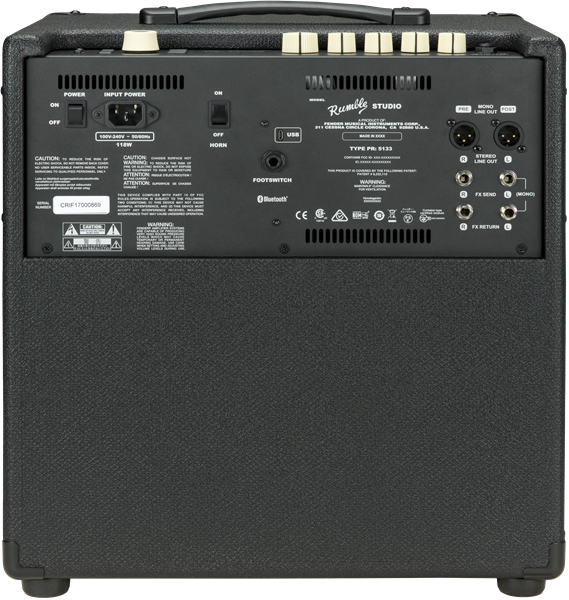 Amplificador Rumble Studio 40w para bajo Electrico