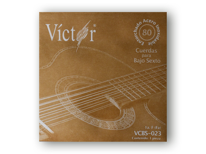 Cuerda Suelta Bajo Sexto Victor 1a Acero .023