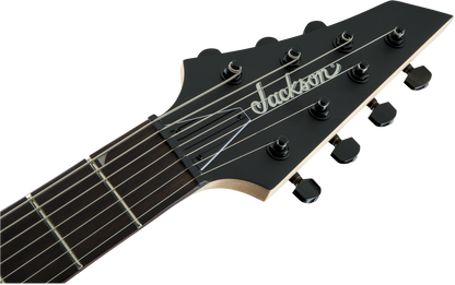 Guitarra Eléctrica Jackson JS22-7 Dinky Arch Top 7 Cuerdas Satin Negra