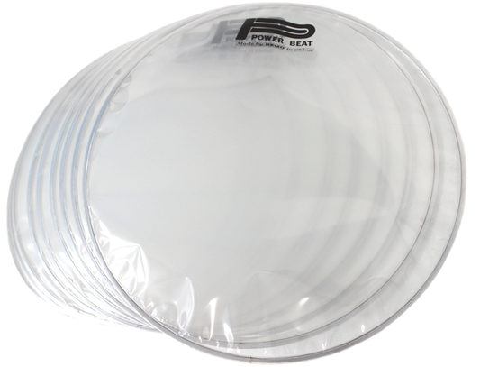 Parches Powerbeat Bordonero 14" Transparente